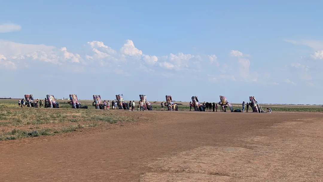 Cadillac Ranch in Amarillo, Texas